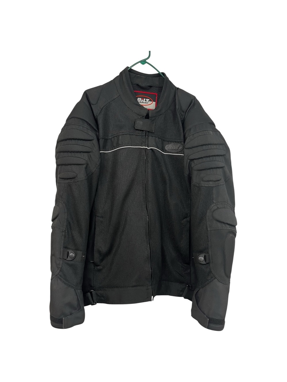 Bilt Men's BLM3 Blaze Mesh Padded Motorcycle Jacket Full Zip Size XL TALL